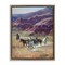 Stupell Industries Cowboy & Horses Dashing Landscape Floating Frame By Jack Sorenson